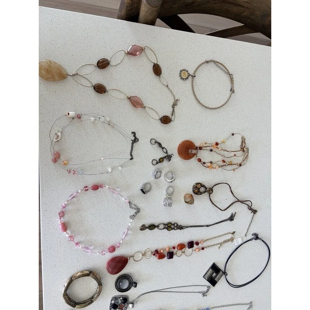 Amazing Lot of All Lia Sophia Jewelry Necklaces, Bracelets, Rings New Used